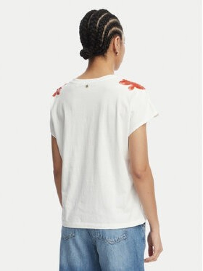 LOLA CASADEMUNT T-Shirt MS2615002 Biały Regular Fit
