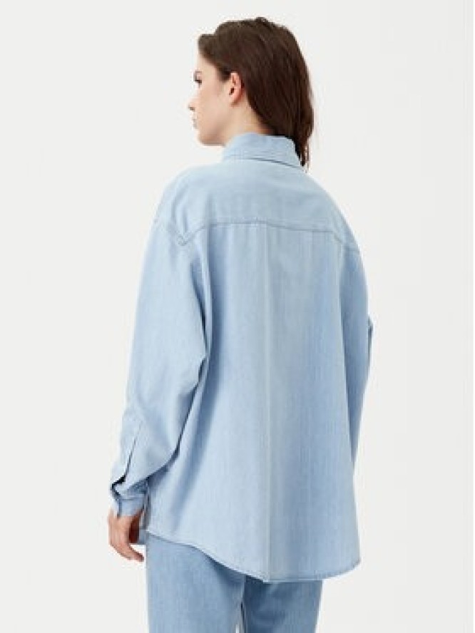 Calvin Klein Jeans Koszula jeansowa J20J225010 Błękitny Oversize