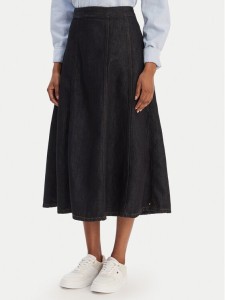 Tommy Hilfiger Spódnica jeansowa WW0WW47730 Granatowy Regular Fit