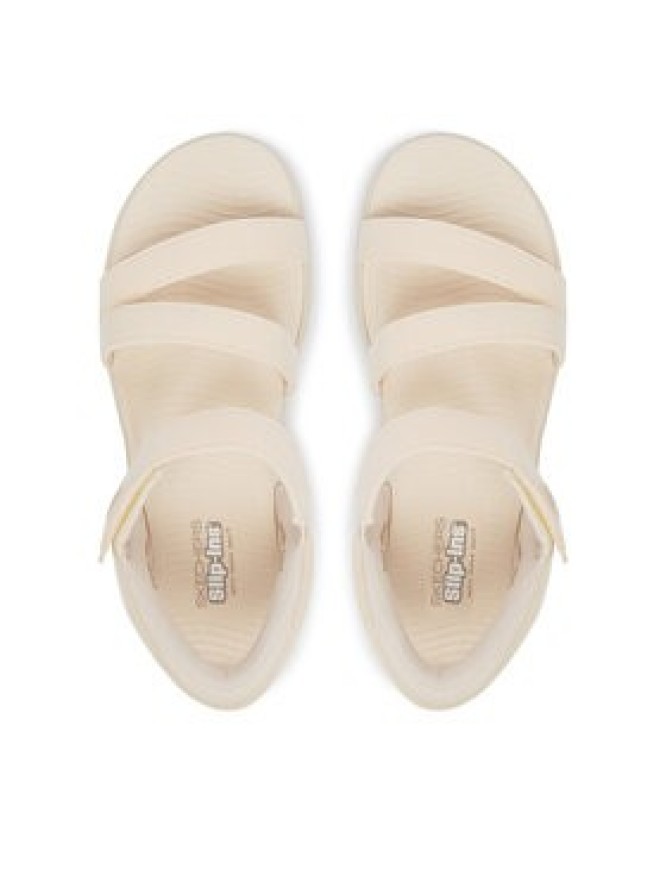 Skechers Sandały Go Walk Glide-Step 2.0 Sandal 141269/NAT Beżowy