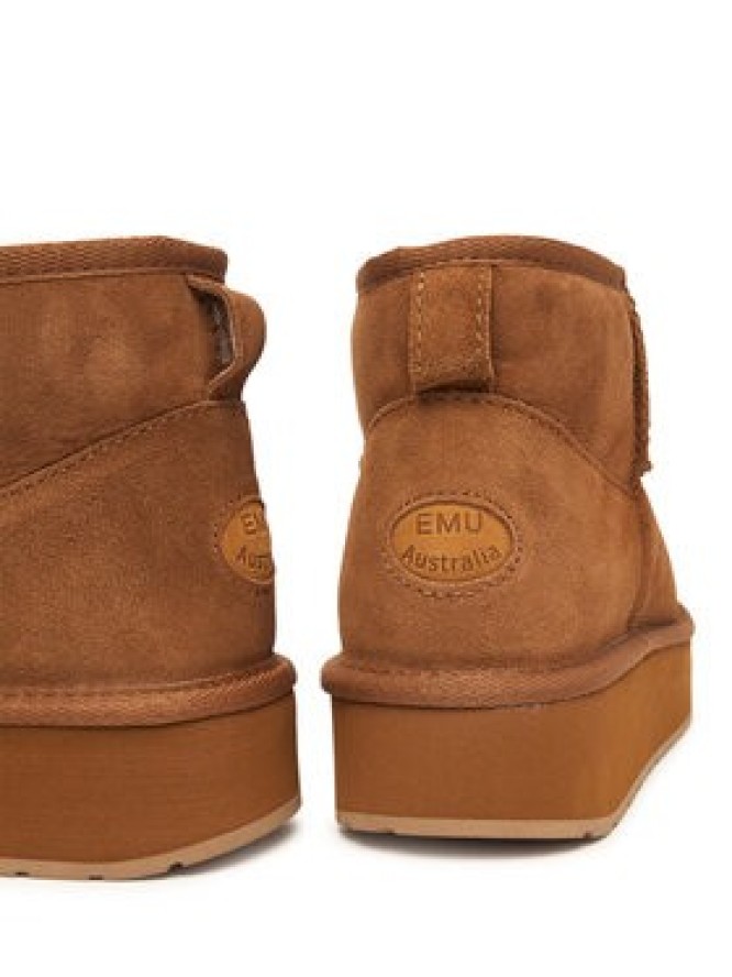 EMU Australia Śniegowce Stinger Micro Flatform 2.0 W13296 Brązowy