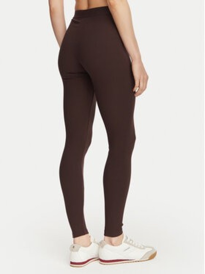Guess Legginsy V6YB23 K4666 Brązowy ciemny Slim Fit