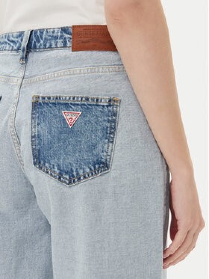 Guess Jeans Jeansy W5YA0Y D5M56 Niebieski Wide Leg