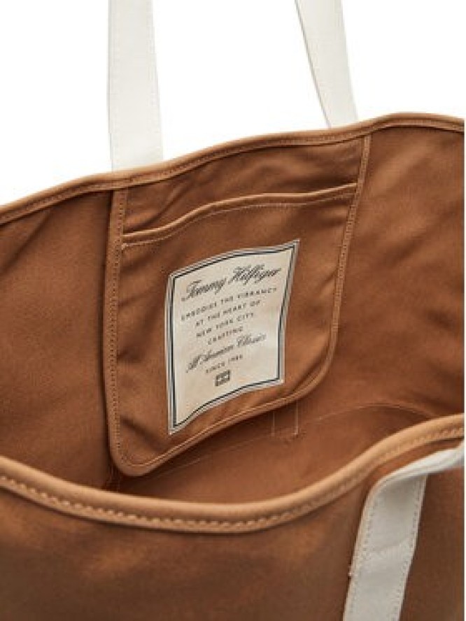 Tommy Hilfiger Torebka Th Summer Tote AM0AM13557 Brązowy