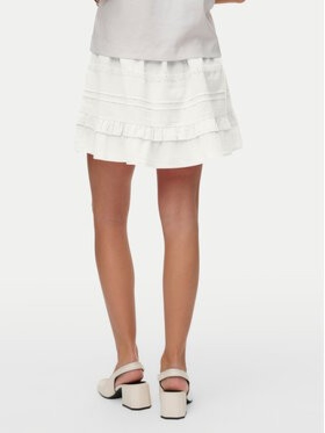 Vero Moda Spódnica mini Pretty 10325239 Biały Regular Fit