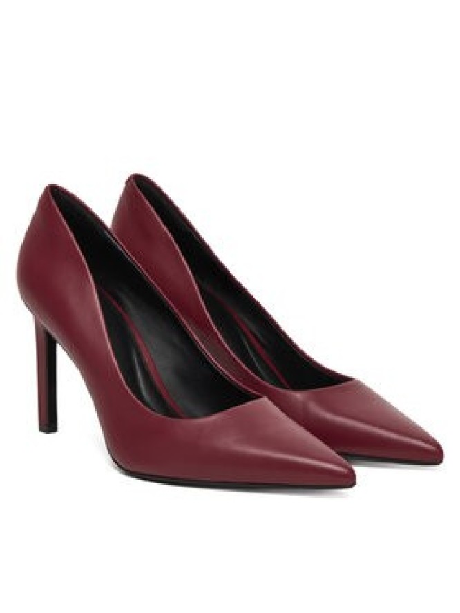 Calvin Klein Szpilki Ess Stiletto 90 HW0HW02608 Bordowy