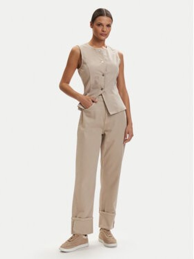 ONLY Kamizelka Everly 15364370 Beżowy Regular Fit