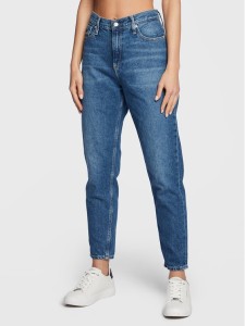 Calvin Klein Jeans Jeansy J20J220194 Niebieski Mom Fit