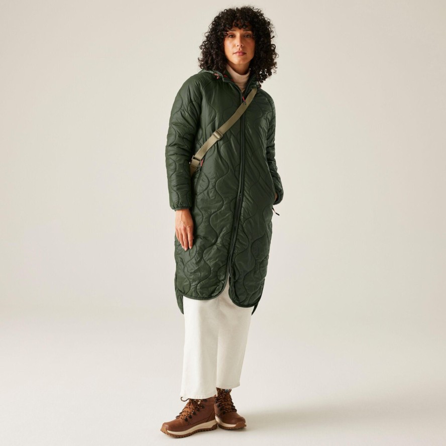 Płaszcz damski przejściowy ocieplany Triea