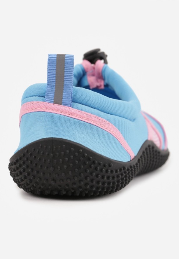 Niebiesko-Fuksjowe Wsuwane Buty Sportowe do Wody z Elastyczną Cholewką Vetilore