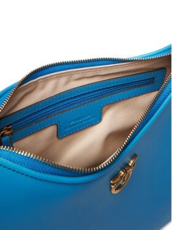PINKO Torebka Half Moon Mini Fl Al 25-26 PLTT 102790 A0F1 Niebieski