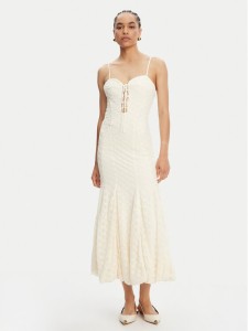 BARDOT Sukienka koktajlowa Delaney 59928DB Beżowy Regular Fit