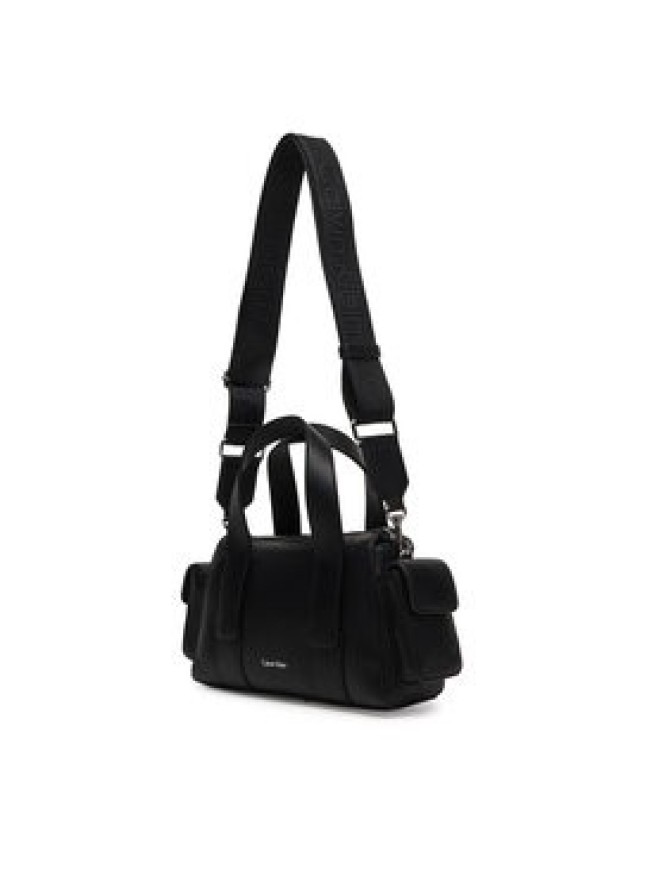 Calvin Klein Torebka Webbing Strap Pocket Bag LV04F3291G Czarny