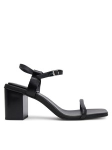 Calvin Klein Sandały Block Heel Sandal 75 Lth HW0HW02650 Czarny