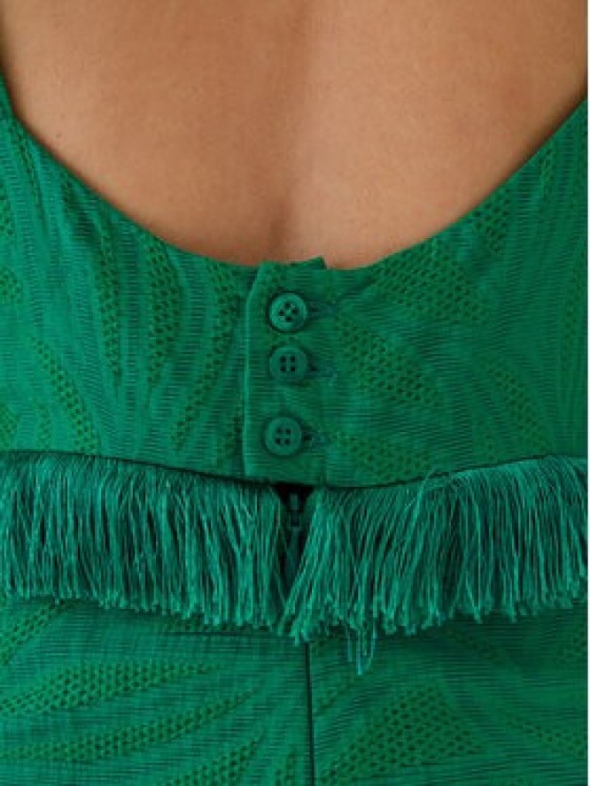 Simona Corsellini Sukienka koktajlowa P25CPAB02001 Zielony Slim Fit