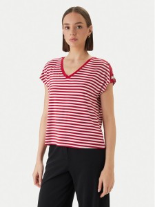 Morgan T-Shirt 261-DIVA Czerwony Regular Fit