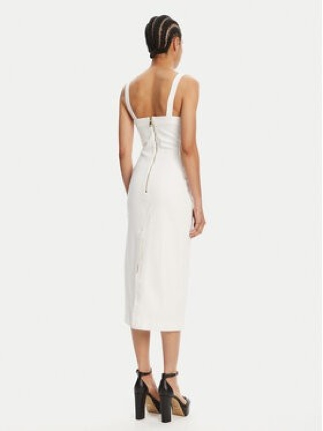 Versace Jeans Couture Sukienka koktajlowa 78HAO951 Biały Slim Fit