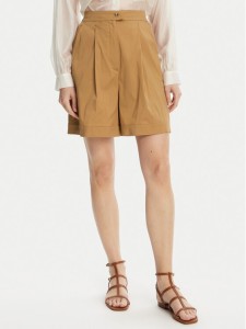 Max Mara Beachwear Bermudy Sultano 2516141019 Brązowy Relaxed Fit