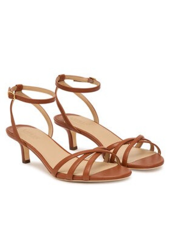 LAUREN RALPH LAUREN Sandały Kendyl 802P10397001 Brązowy