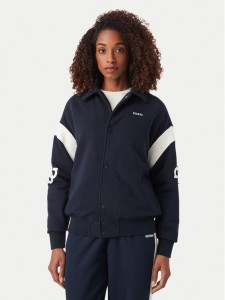 Guess Kurtka bomber V6YL07 K4293 Granatowy Regular Fit
