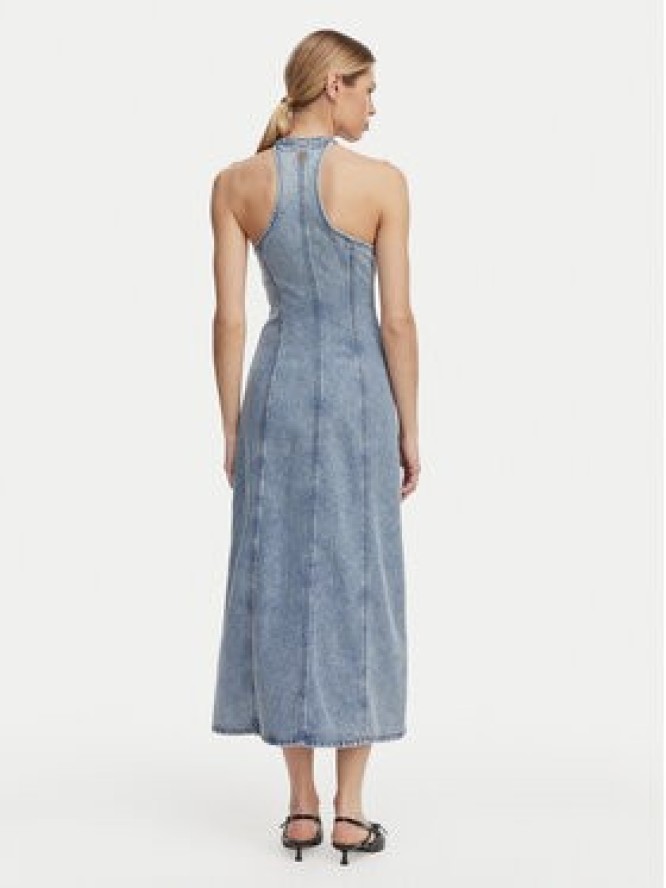 Armani Exchange Sukienka jeansowa XW002261 AF21338 MB001 Niebieski Regular Fit