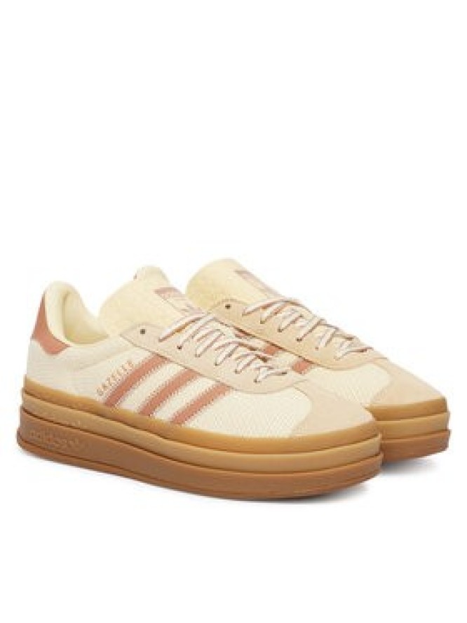 adidas Sneakersy Gazelle Bold KI7224 Beżowy