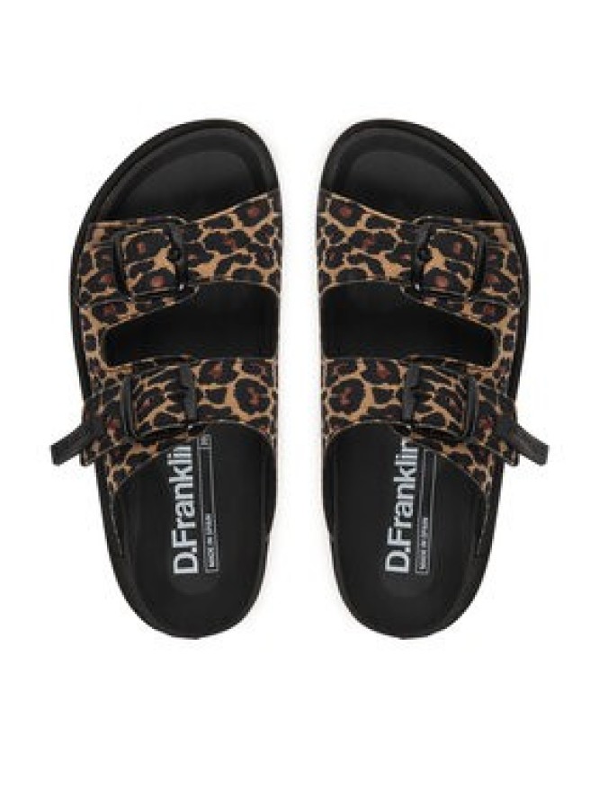 D.Franklin Klapki DFSH407011 Brązowy