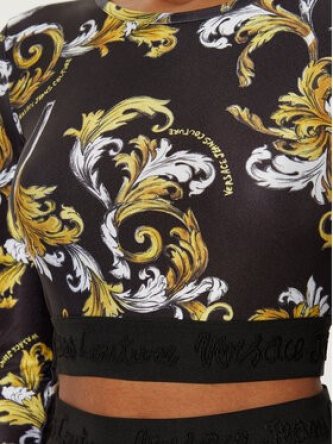 Versace Jeans Couture Bluzka 78HAH218 Czarny Slim Fit