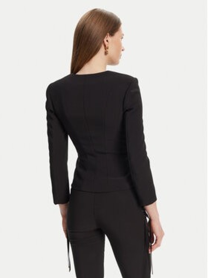 Elisabetta Franchi Marynarka GI-135-51E2 Czarny Regular Fit