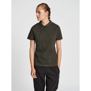 Damska koszulka polo Hummel Red Classic