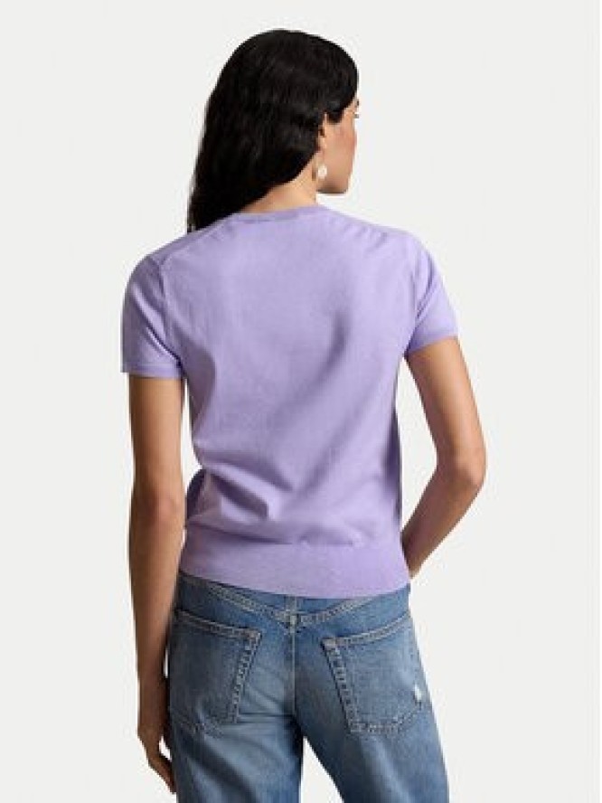 Polo Ralph Lauren T-Shirt 211971872505 Fioletowy jasny Regular Fit