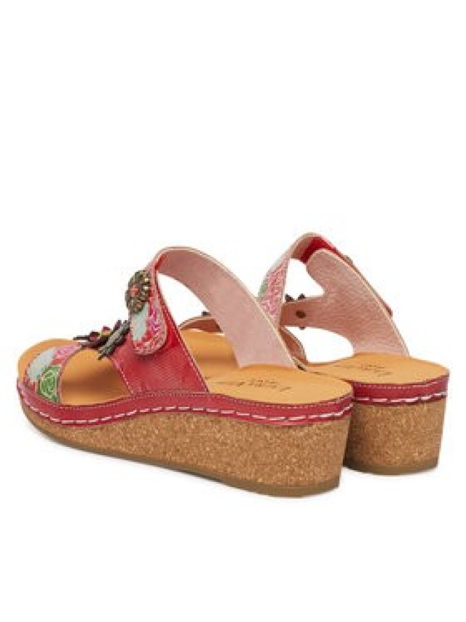 Laura Vita Klapki Facscineo 05 Czerwony