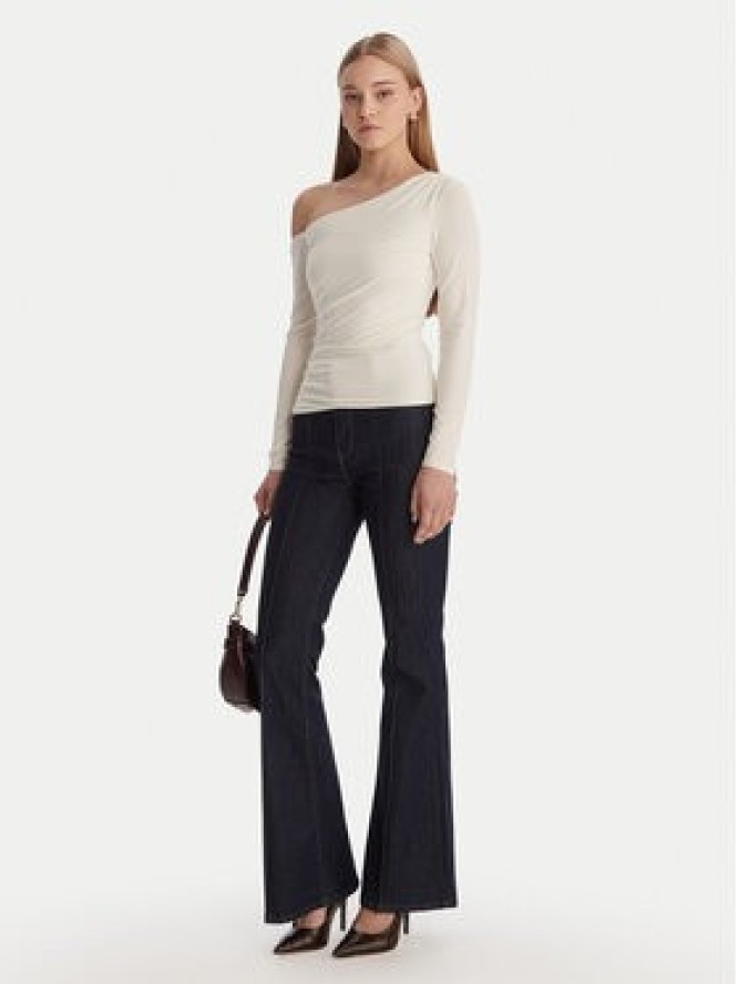 Guess Bluzka W6RP02 KC1J2 Écru Regular Fit