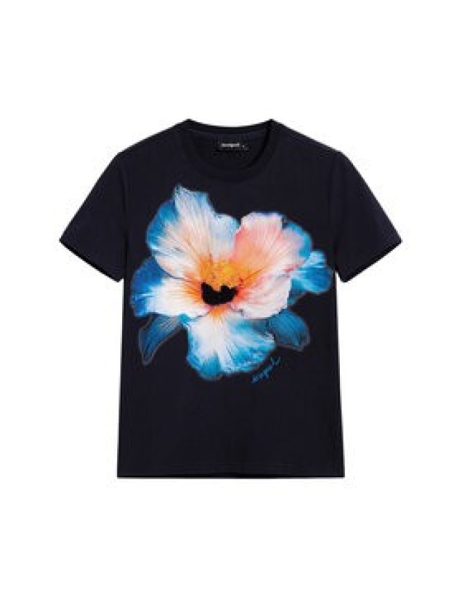 Desigual T-Shirt Estocolmo 26SWTK03 Granatowy Regular Fit