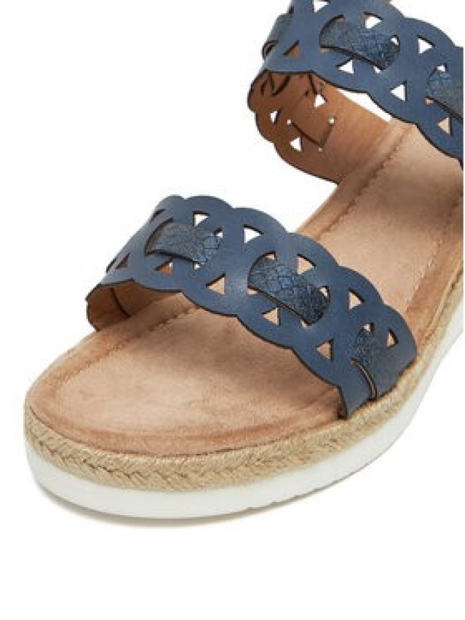 Clara Barson Espadryle WS2189-52 Granatowy
