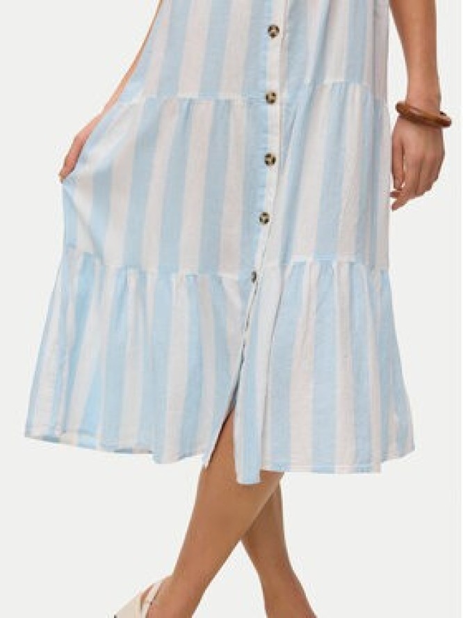 Vero Moda Sukienka letnia Linn 10322614 Błękitny Regular Fit