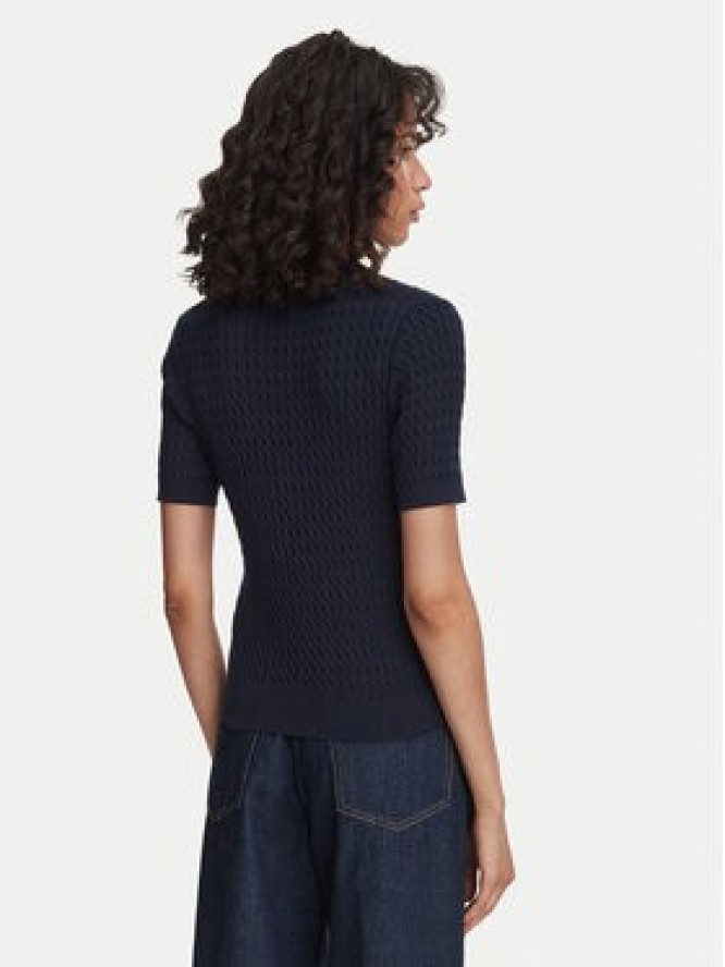 Tommy Hilfiger Sweter WW0WW41787 Granatowy Regular Fit