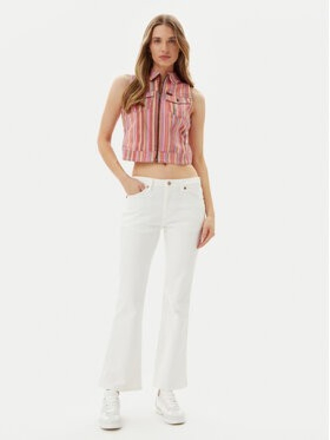 Wrangler Jeansy 112362665 Biały Bootcut Fit