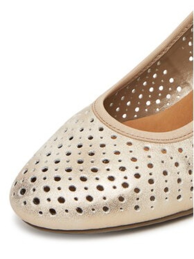 Rieker Czółenka 41057-60 Złoty