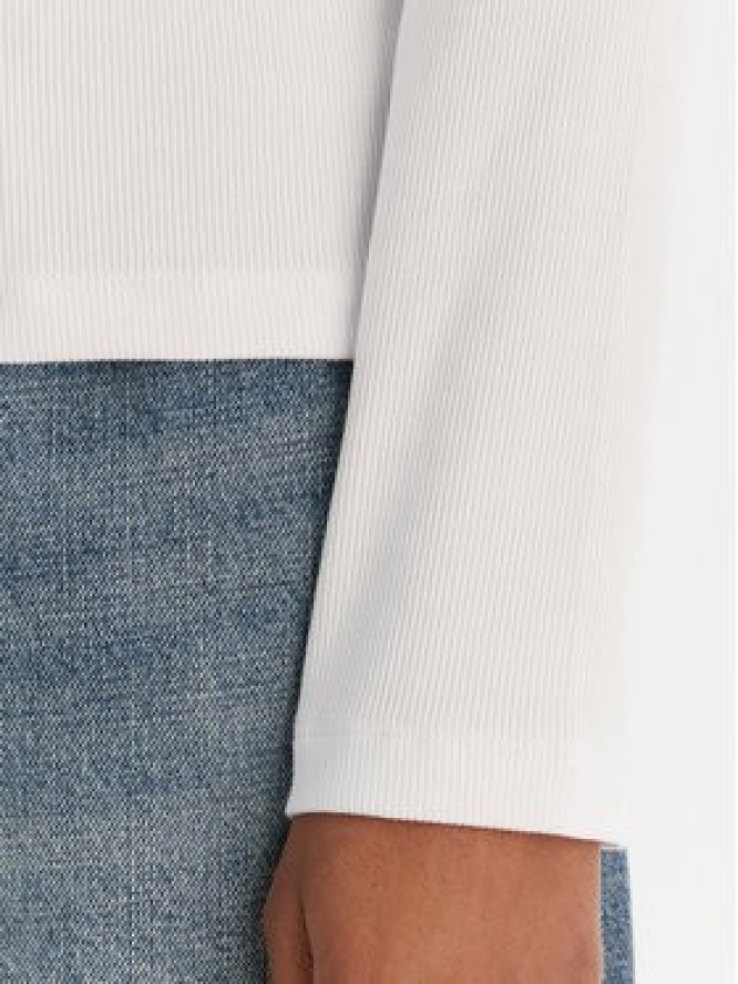 Calvin Klein Jeans Bluzka LV047E201G Biały Regular Fit
