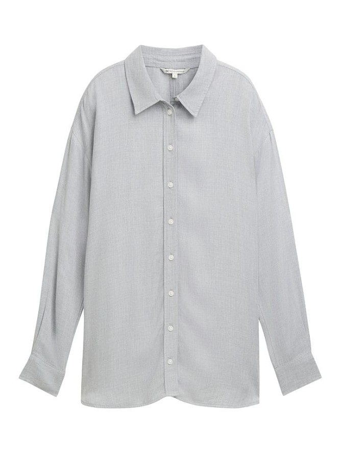 Tom Tailor Koszula w kolorze szarym rozmiar: S