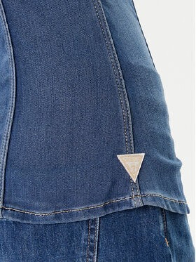 Guess Koszula jeansowa W5YH63 D0781 Niebieski Regular Fit