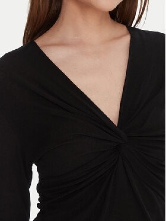 Lola Casademunt by Maite Bluzka MF2515029 Czarny Slim Fit