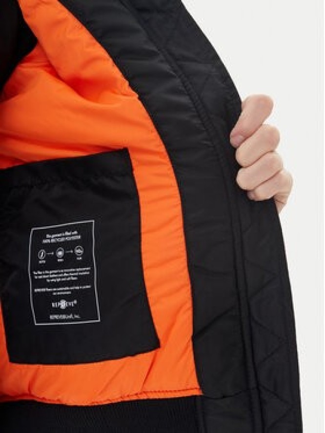 Guess Jeans Kurtka bomber W5RL81 WHAA2 Czarny Regular Fit