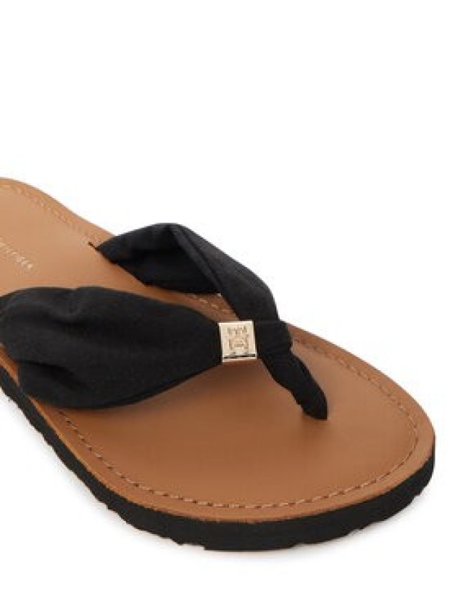 Tommy Hilfiger Japonki Th Ltr Footbed Summer Sandal FW0FW09194 Czarny
