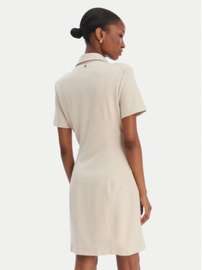 Guess Sukienka codzienna W6RK34 KCMU2 Beżowy Classic Fit