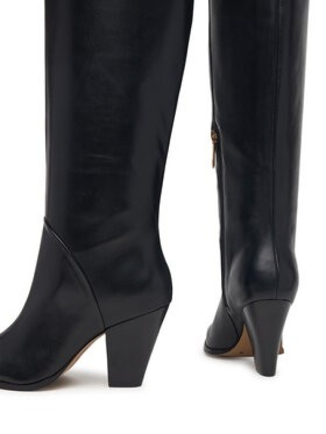 Tommy Hilfiger Kozaki Clean Tubular Knee Boot FW0FW09584 Czarny