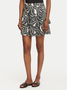 ONLY Spódnica mini Nova 15372459 Szary ciemny Regular Fit