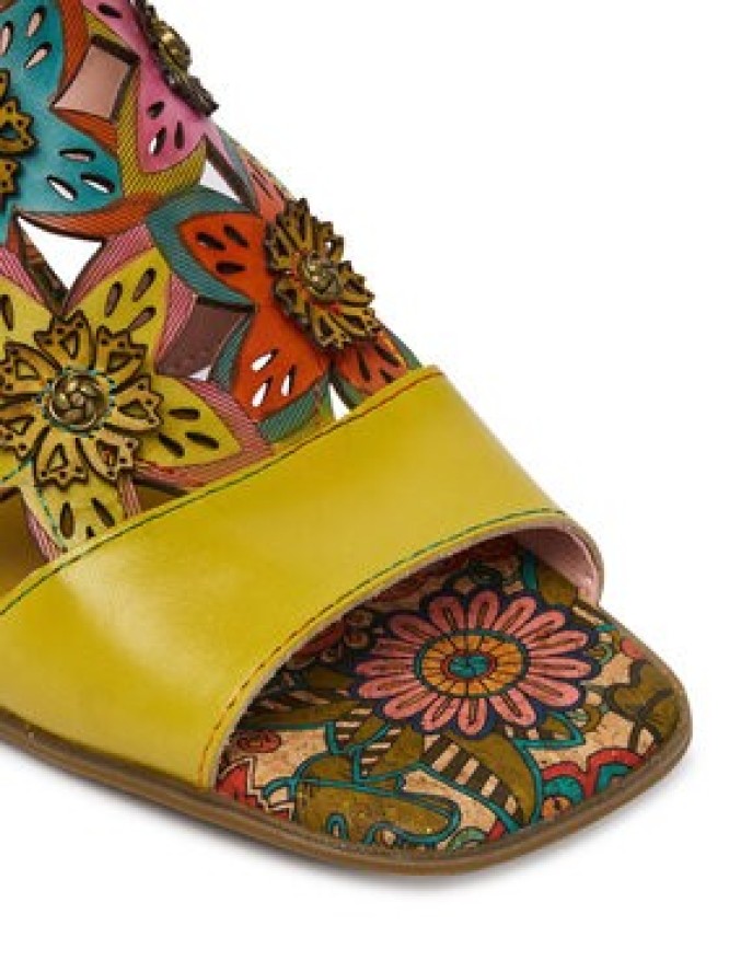 Laura Vita Klapki Jacqueso 09 Żółty