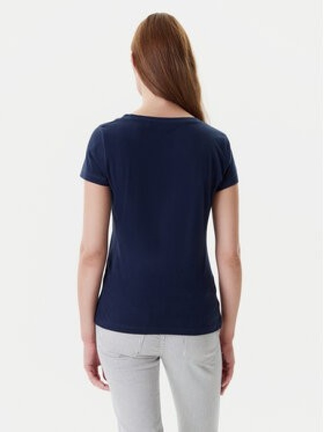 Mustang T-Shirt Beverly 1016517 Granatowy Slim Fit